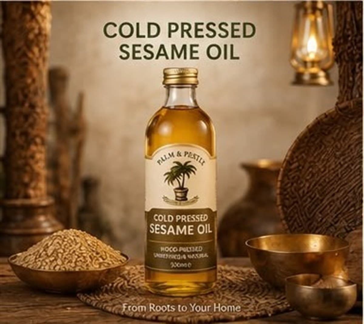 Cold-Pressed Sesame Oil