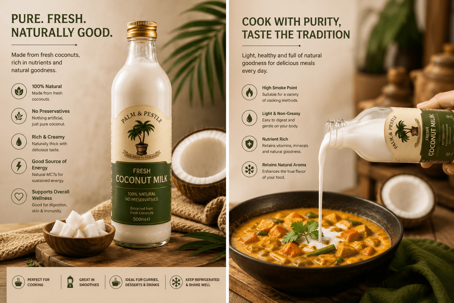 Fresh Coconut Milk