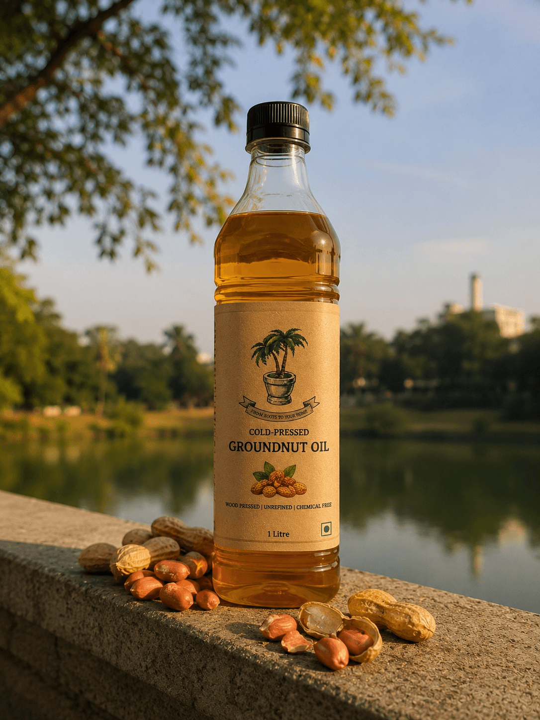 Cold-Pressed Groundnut Oil
